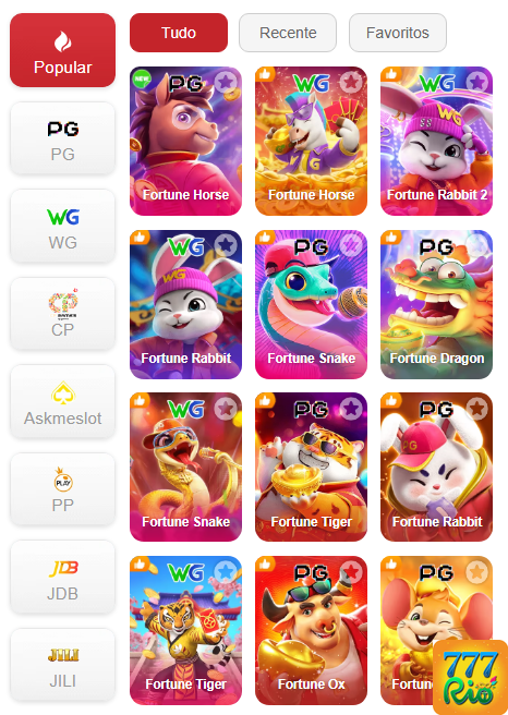 Experiência de Jogos 777rio.com